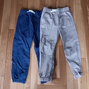 Kids Jogger Pants - Blue and Tan